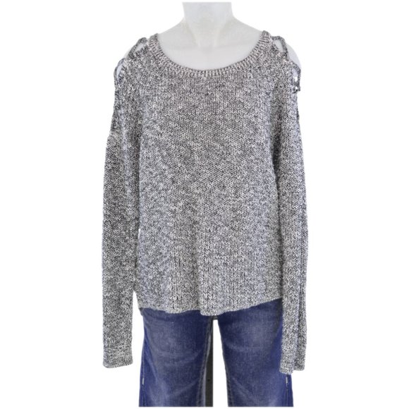 Express Marbled High Low Sweater (M) - Picture 2 of 3